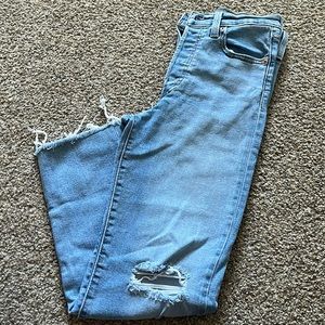 Levi’s rib cage straight ankle jean